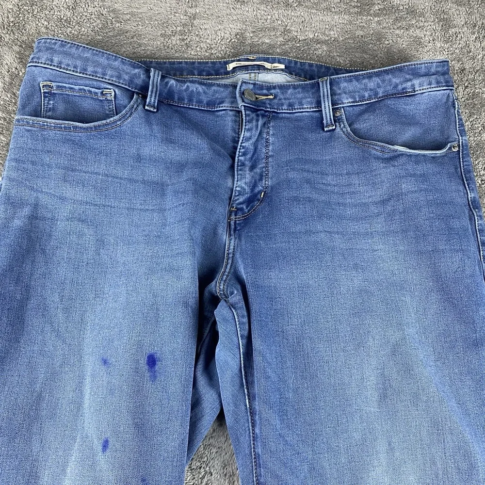 Levis Premium 315 Shaping‎ Boot Jeans Womens 20W Blue Medium Wash Mid Rise